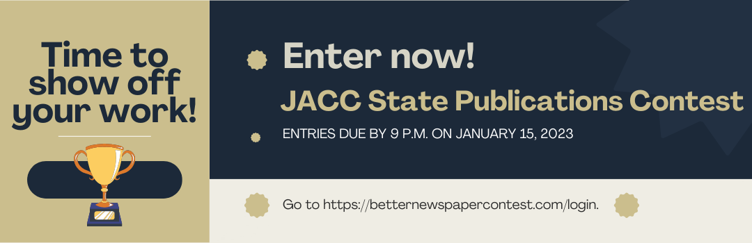 Time to show off your work! Enter now! JACC STate Publications Awards