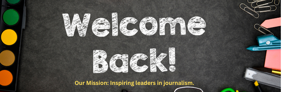 Chalk board with words "Welcome Back"
